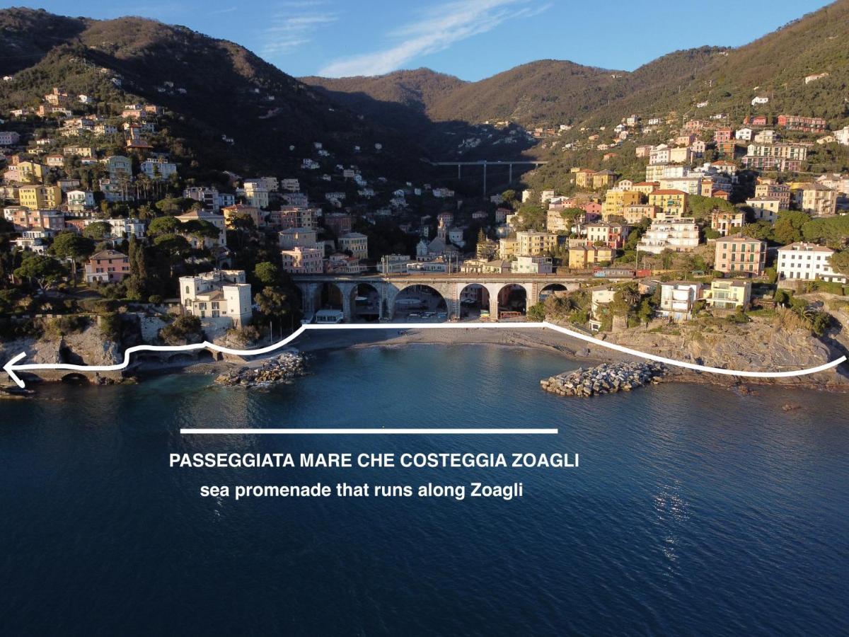 쪼알리 La Terrazza Sul Mare 아파트 외부 사진